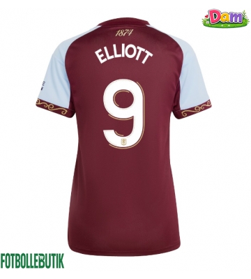 Aston Villa Harvey Elliott #9 Hemmatröja Kvinnor 2025-26 Kortärmad